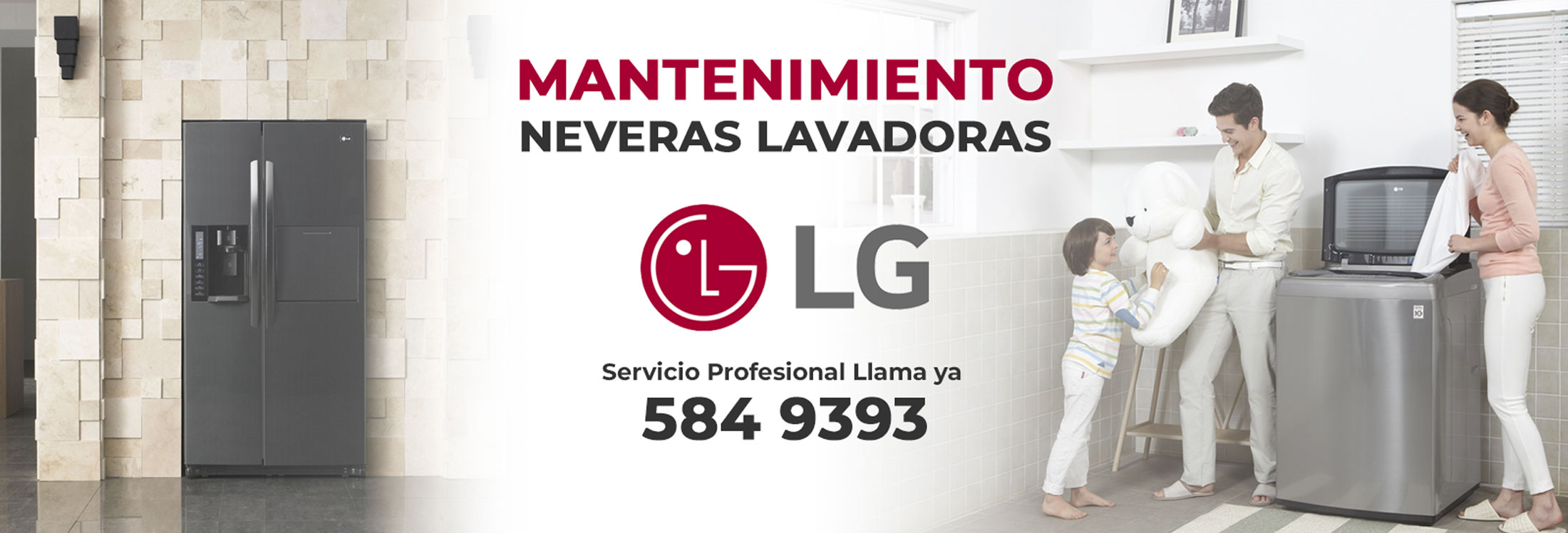 Reparación y mantenimiento Neveras - Lavadoras LG